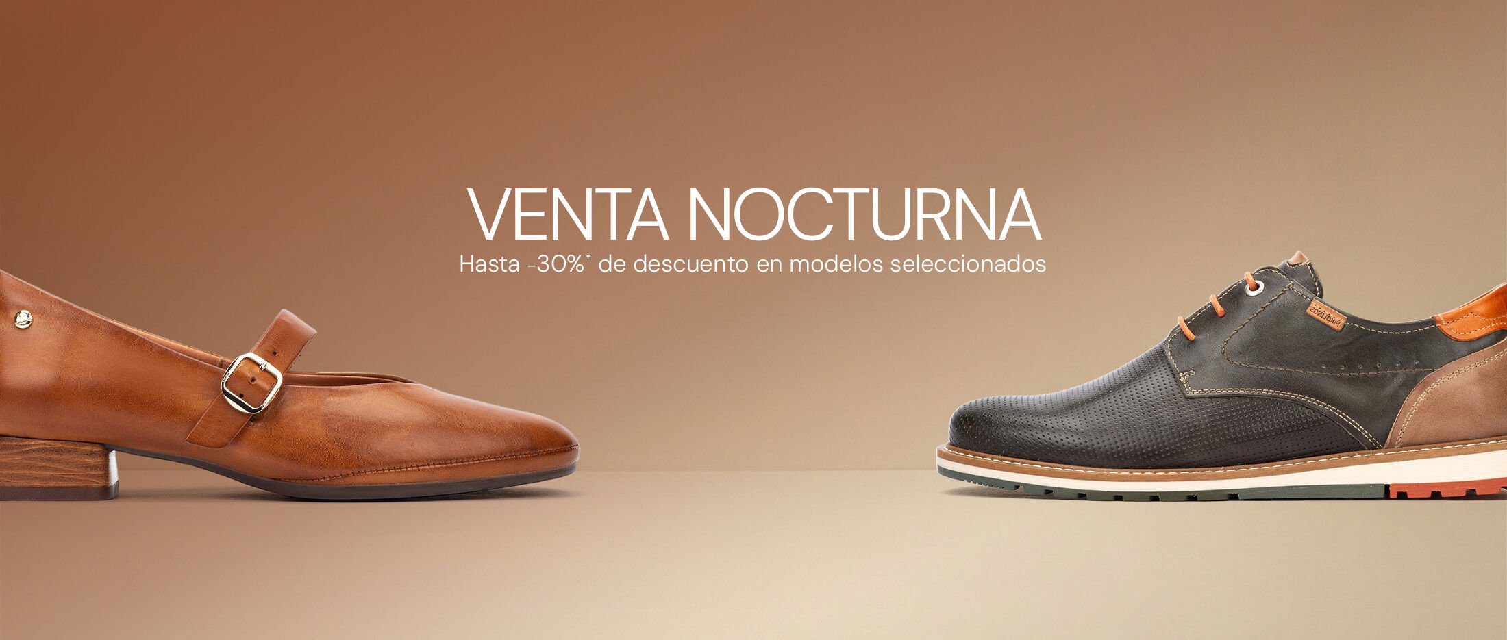VENTA NOCTURNA Hasta -30%* de descuento en modelos seleccionados.