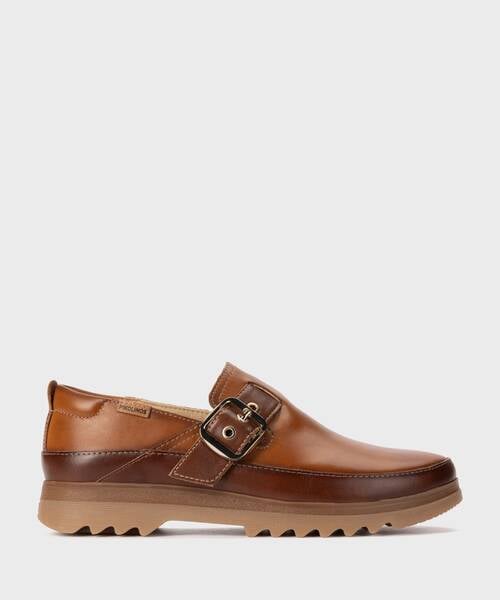 Zapato extra ligero con hebilla para mujer , VIGO W3W , VIGO W3W-4969C1 , BRANDY