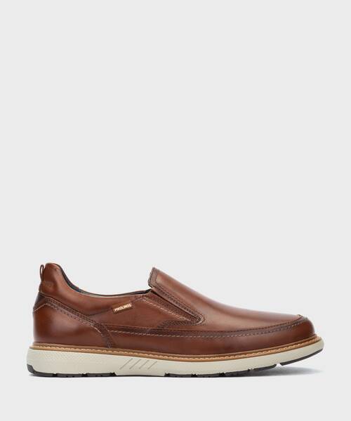 Mocas&iacute;n con suela extra ligera para hombre , BILBAO M8D , BILBAO M8D-3054C1 , CUERO