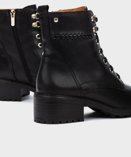 Botines con Tac&oacute;n | MEDINA W0D-8672 | BLACK | Pikolinos