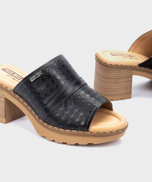 Sandalias tac&oacute;n | CANARIAS W8W-1525 | BLACK | Pikolinos