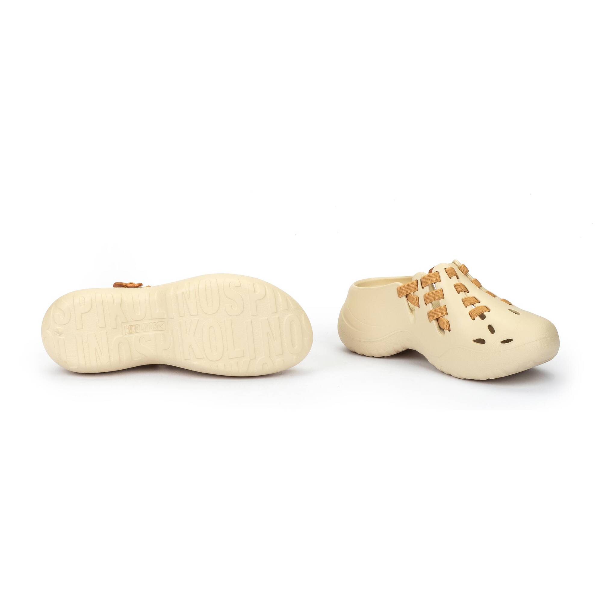 Zuecos | ROMANA W8G-0520EL, CREAM, large image number 70-W8G-0520EL_846_Pikolinos_ROMANA_CREAM_full.jpg | null