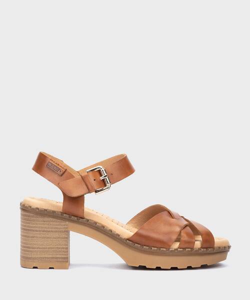 Sandalias tac&oacute;n | CANARIAS W8W-1778ST | BRANDY | Pikolinos