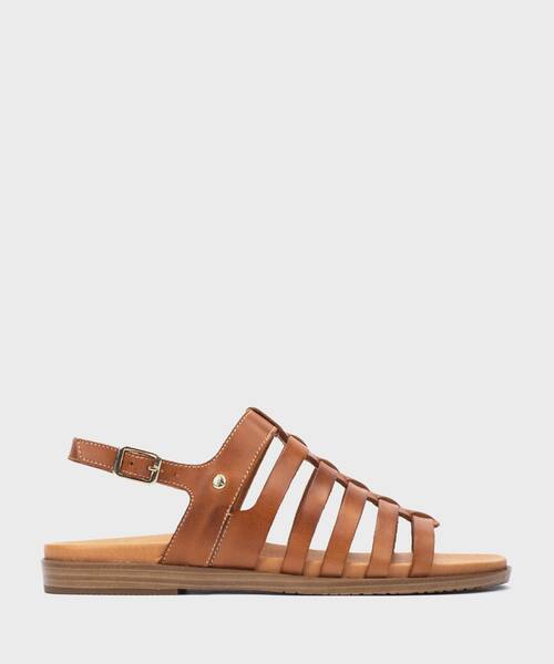 Sandalias planas | FORMENTERA W8Q-0799 | BRANDY | Pikolinos