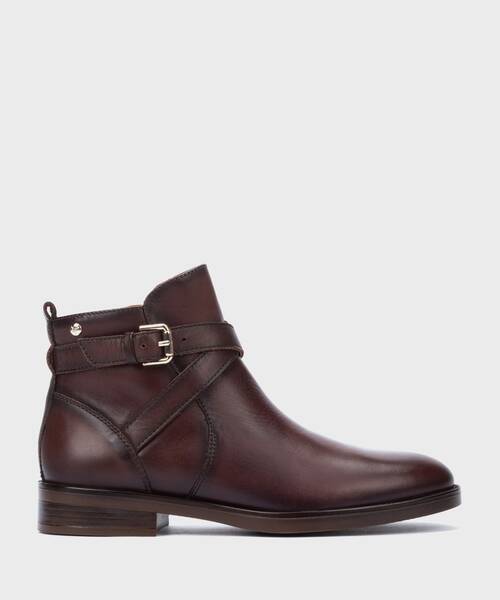 Botines Planos | PUERTOLLANO W3C-8869 | CAOBA | Pikolinos