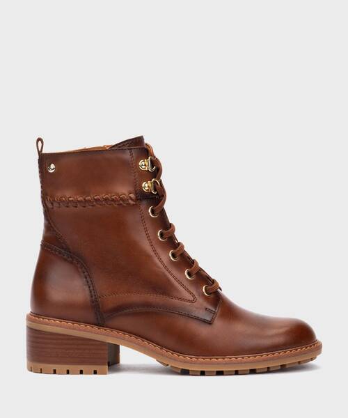 Botines con Tac&oacute;n | MEDINA W0D-8672 | CUERO | Pikolinos