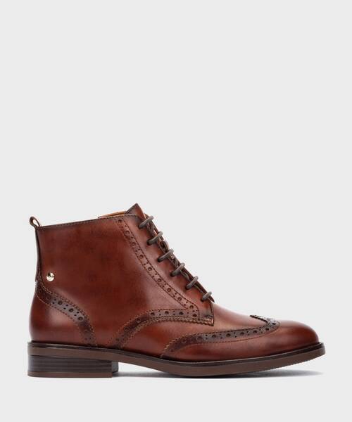 Botines Planos | PUERTOLLANO W3C-8856 | COGNAC | Pikolinos