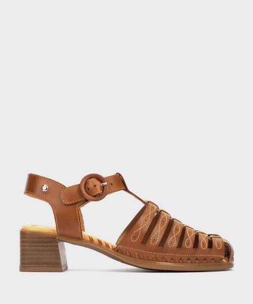 Sandalias tac&oacute;n | ROMANA W9G-1577 | BRANDY | Pikolinos
