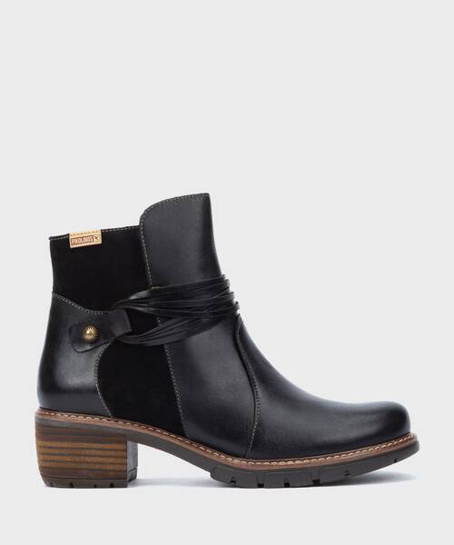 Botines con Tac&oacute;n | SAN SEBASTIA W1T-8906C2 | BLACK | Pikolinos