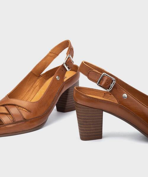 Sandalias de Tac&oacute;n | ALMENARA W1E-1587 | BRANDY | Pikolinos