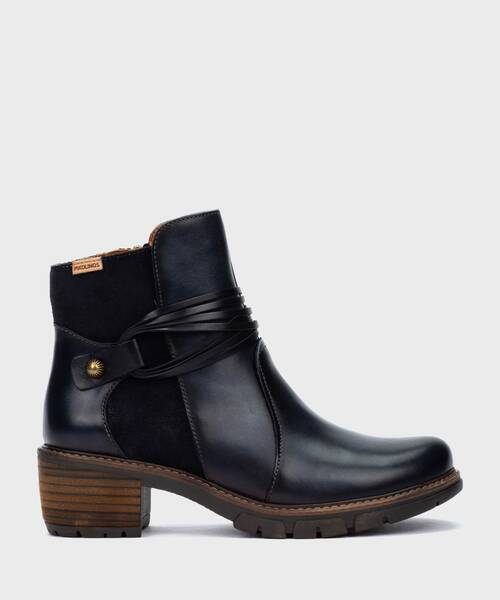 Bot&iacute;n de tac&oacute;n medio para mujer , SAN SEBASTIA W1T , SAN SEBASTIA W1T-8906C2 , BLUE