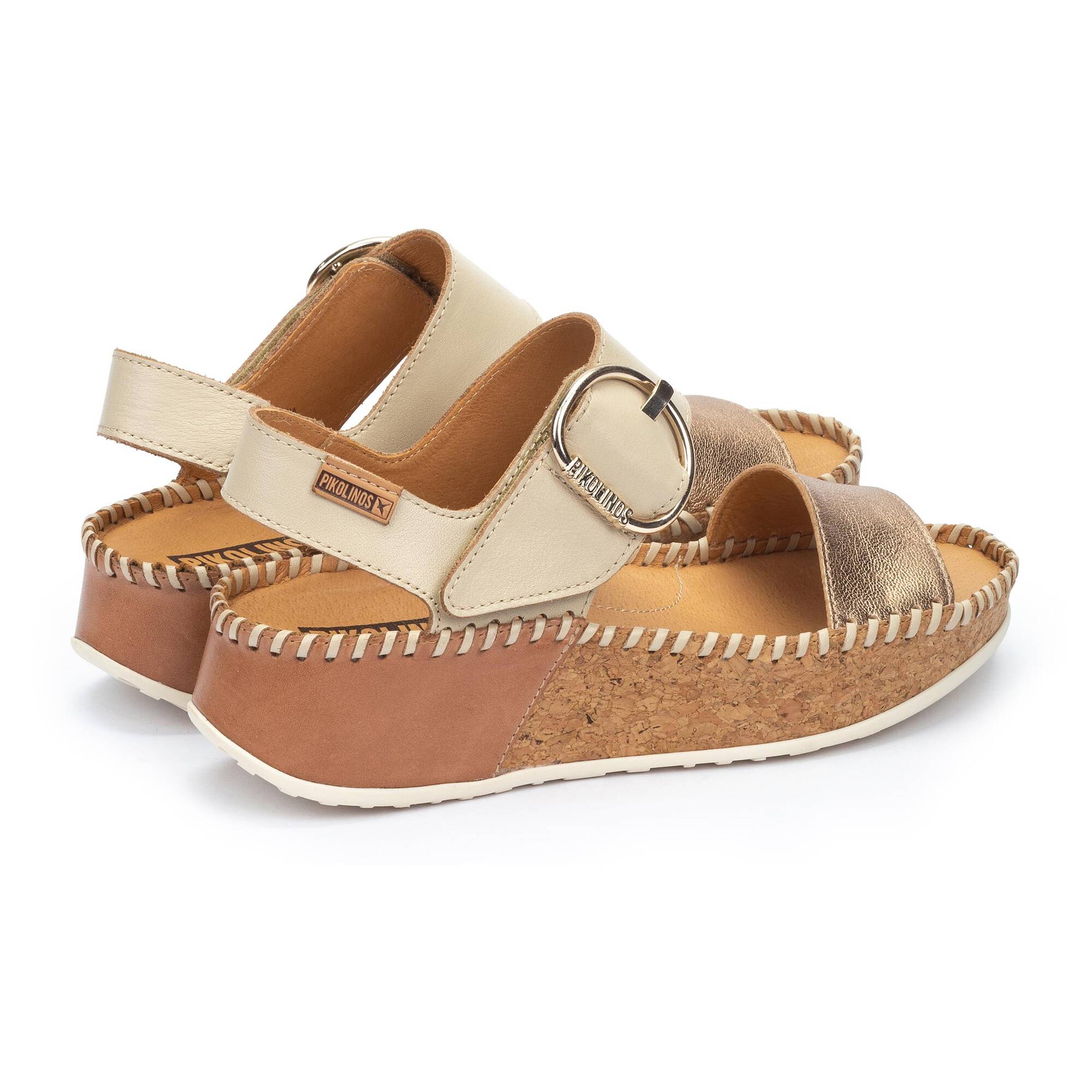 Cu&ntilde;as y Plataformas | MARINA W1C-0709CLC1, CHAMPAGNE, large image number 30-W1C-0709CLC1_798_Pikolinos_MARINA_CHAMPAGNE_full.jpg | null