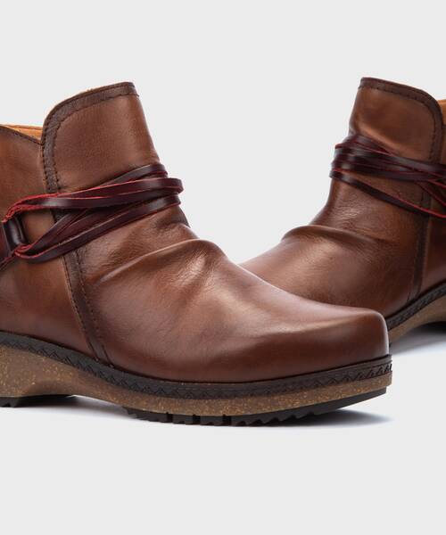 Botines Planos | GRANADA W0W-8980C1 | CUERO | Pikolinos