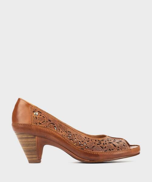 Zapatos tac&oacute;n | JAVA W5A-5912 | BRANDY | Pikolinos