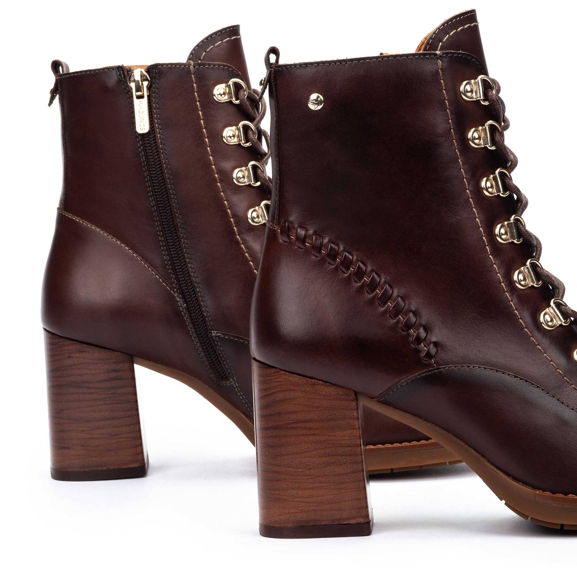 Botines con Tac&oacute;n | PALENCIA W9U-8955, CAOBA, large image number 60-W9U-8955_130_Pikolinos_PALENCIA_CAOBA_full.jpg | null