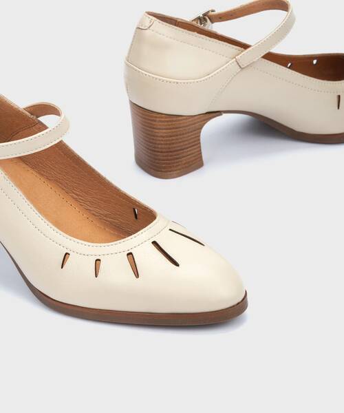 Zapatos tac&oacute;n | LUGO W8P-5751 | MARFIL | Pikolinos