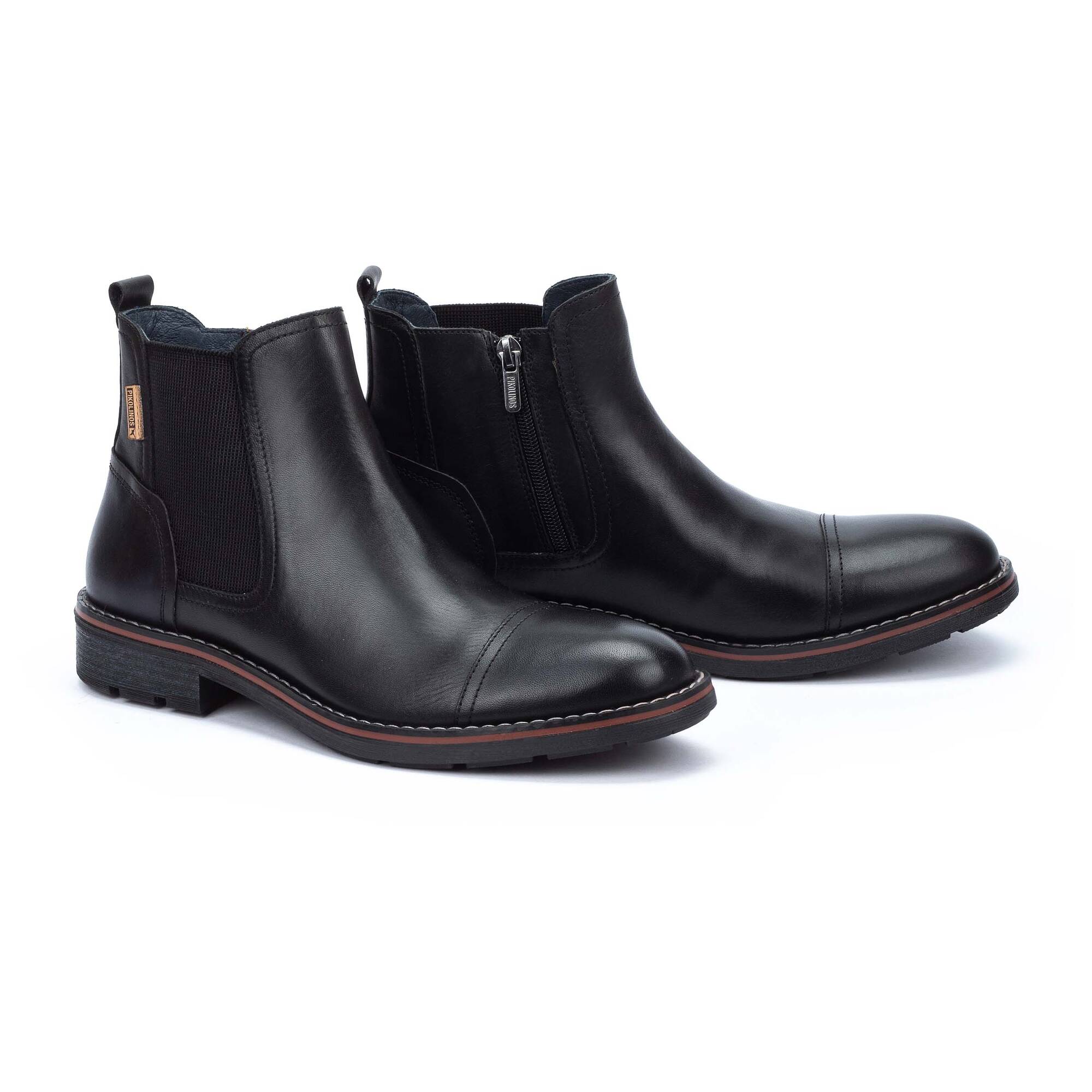 Botas y botines | YORK M2M-8022C1, BLACK, large image number 100-M2M-8022C1_000_Pikolinos_YORK_BLACK_full.jpg | null