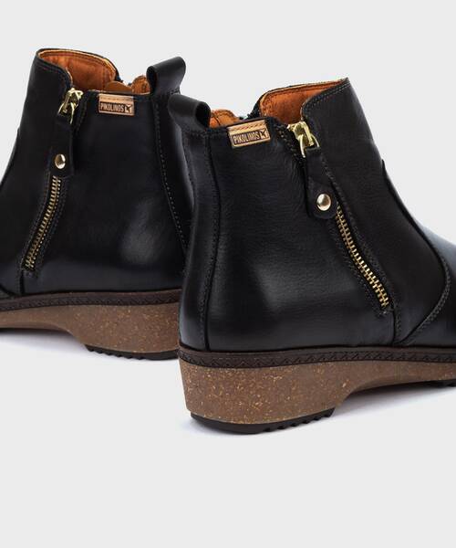 Botines Planos | GRANADA W0W-8988 | BLACK | Pikolinos