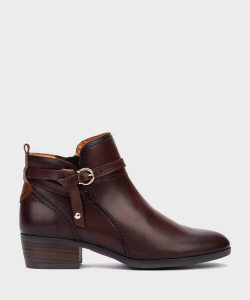 Botines con Tac&oacute;n | DAROCA W1U-8901C1 | CAOBA | Pikolinos
