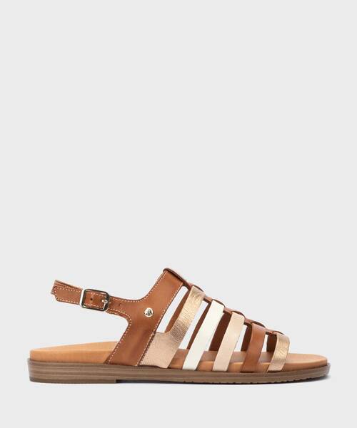 Sandalias planas | FORMENTERA W8Q-0799C2 | BRANDY | Pikolinos