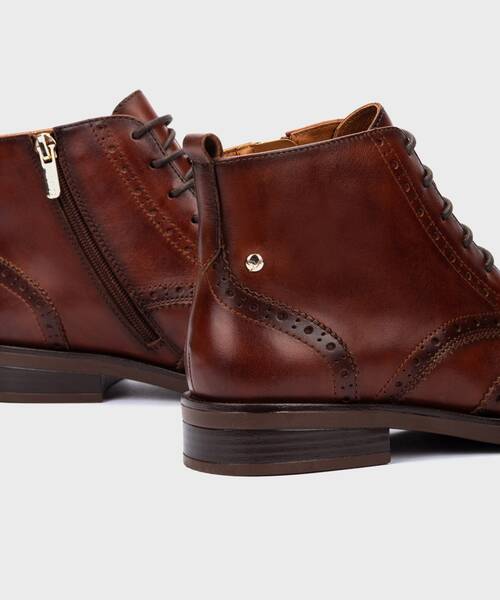 Botines Planos | PUERTOLLANO W3C-8856 | COGNAC | Pikolinos