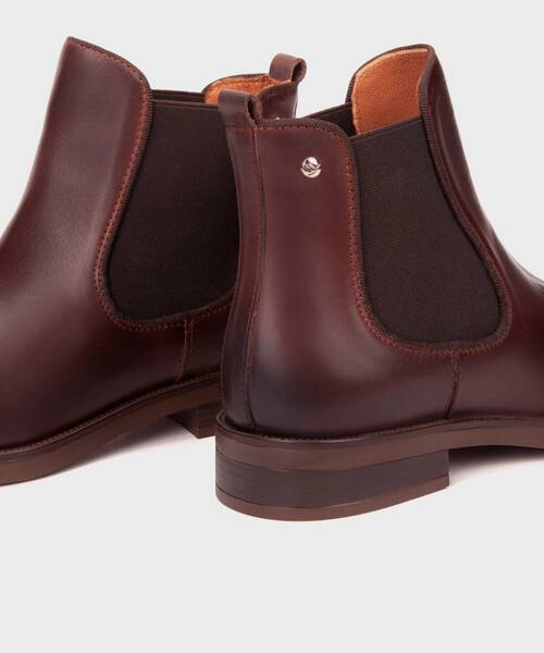 Botines Planos | PUERTOLLANO W3C-8594 | CAOBA | Pikolinos