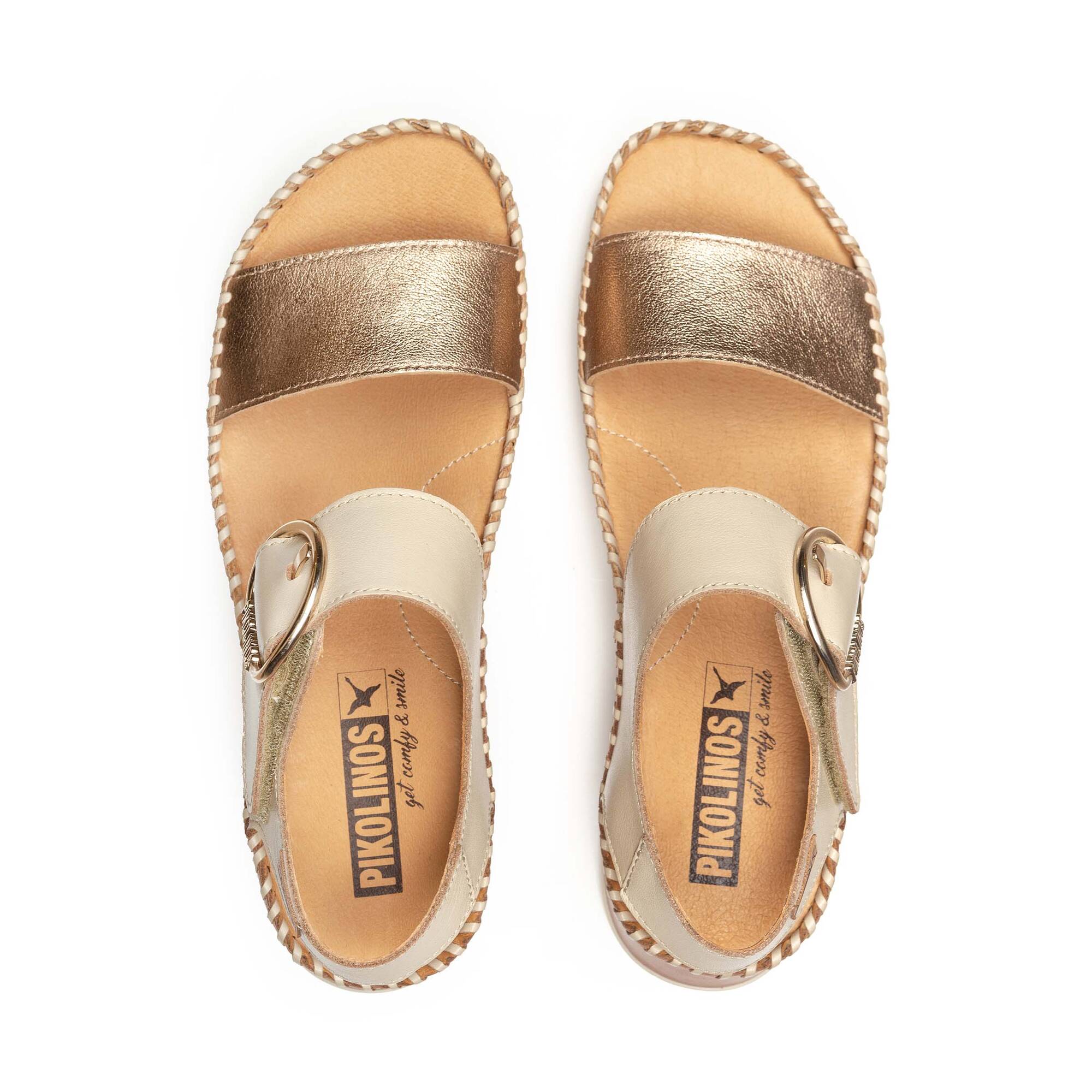 Cu&ntilde;as y Plataformas | MARINA W1C-0709CLC1, CHAMPAGNE, large image number 100-W1C-0709CLC1_798_Pikolinos_MARINA_CHAMPAGNE_full.jpg | null