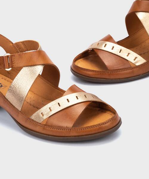 Sandalias tac&oacute;n | HUELVA W6C-1789C1 | BRANDY | Pikolinos