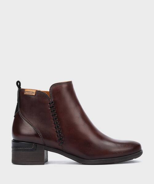 Botines con Tac&oacute;n | MALAGA W6W-8950 | CAOBA | Pikolinos