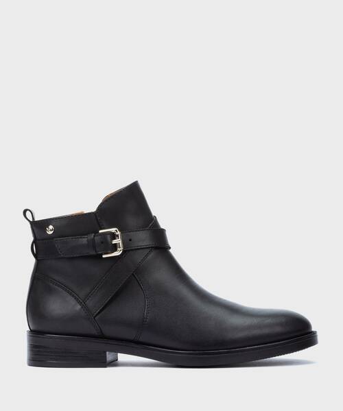 Botines Planos | PUERTOLLANO W3C-8869 | BLACK | Pikolinos