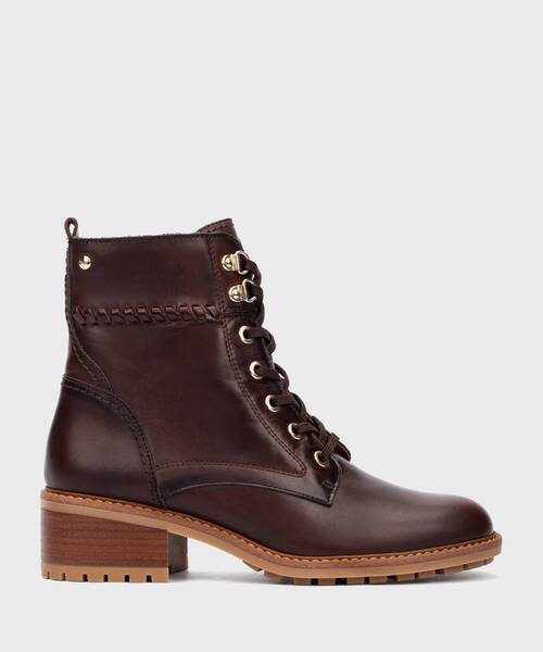 Botines con Tac&oacute;n | MEDINA W0D-8672 | CAOBA | Pikolinos