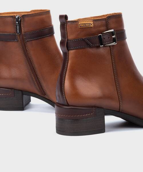 Botines con Tac&oacute;n | MALAGA W6W-8622C1 | CUERO | Pikolinos