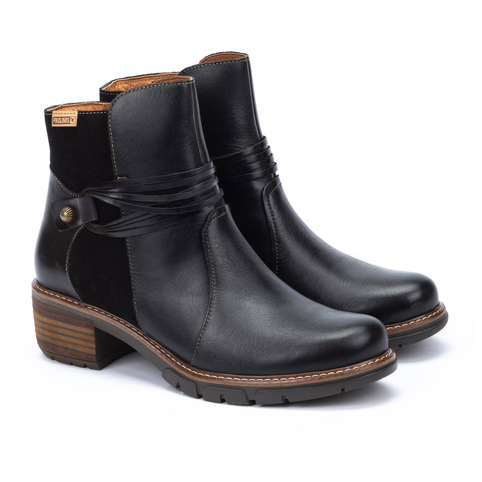 Botines con Tac&oacute;n | SAN SEBASTIA W1T-8906C2, BLACK, large image number 20-W1T-8906C2_000_Pikolinos_SAN_SEBASTIA_BLACK_full.jpg | null