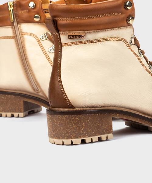 Botines planos | ASPE W9Z-8634C1 | MARFIL | Pikolinos