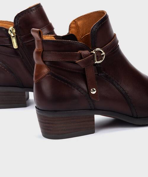 Botines con Tac&oacute;n | DAROCA W1U-8901C1 | CAOBA | Pikolinos
