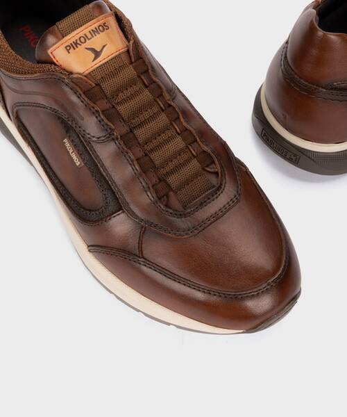 Deportivo con el&aacute;sticos para hombre , GETAFE M2B , GETAFE M2B-6439C1 , CUERO