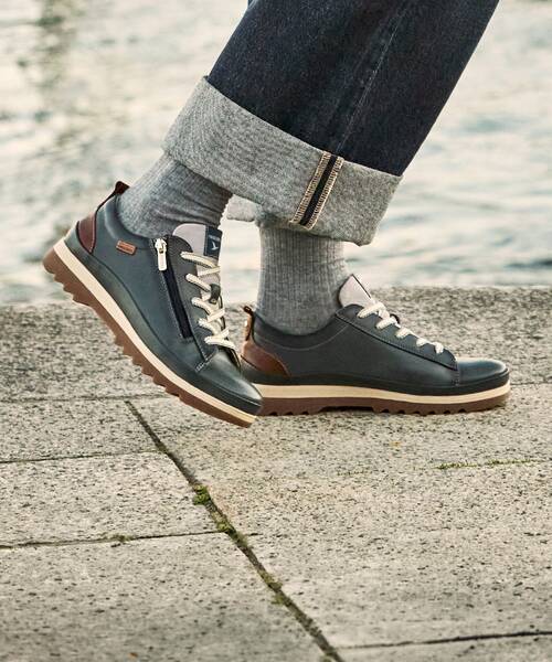 Zapato casual con cremallera para mujer , VIGO W3W , VIGO W3W-6979 , OCEAN