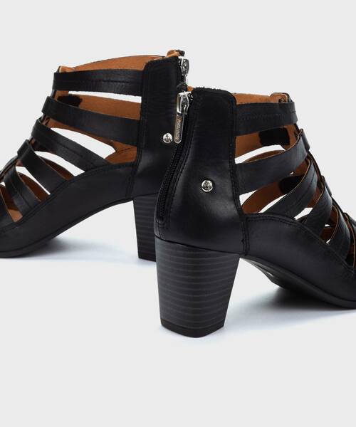Sandalias de Tac&oacute;n | ALMENARA W1E-1592 | BLACK | Pikolinos