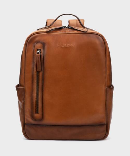 Mochila doble compartimento para hombre , BELMONTE MHA , BELMONTE MHA-783C1 , BRANDY