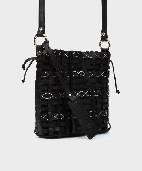 Bandoleras de mujer | ROMANA WHA-1121 | BLACK | Pikolinos