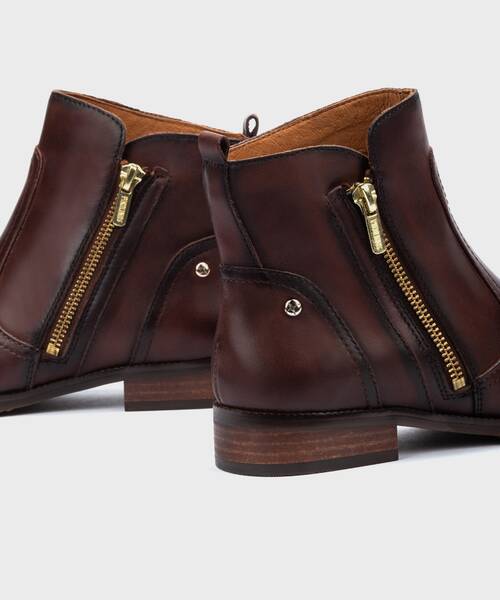 Botines planos | ROYAL W4D-8795 | CAOBA | Pikolinos