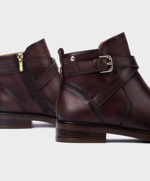 Botines Planos | PUERTOLLANO W3C-8869 | CAOBA | Pikolinos