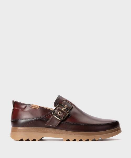 Zapato extra ligero con hebilla para mujer , VIGO W3W , VIGO W3W-4969C1 , ARCILLA