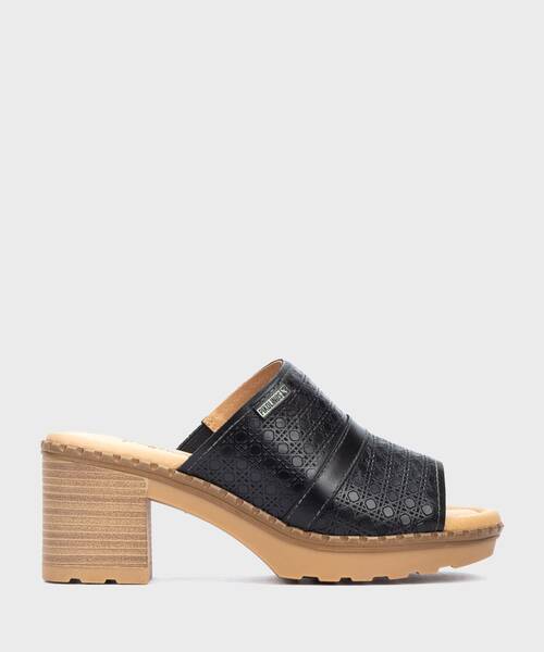 Sandalias tac&oacute;n | CANARIAS W8W-1525 | BLACK | Pikolinos