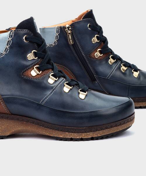 Botines Planos | GRANADA W0W-8676C1 | BLUE | Pikolinos