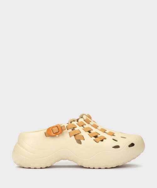 Zuecos | ROMANA W8G-0520EL | CREAM | Pikolinos