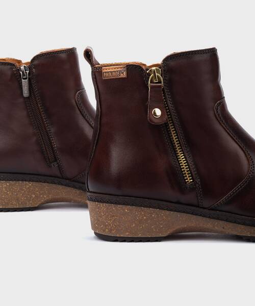 Botines Planos | GRANADA W0W-8988 | CAOBA | Pikolinos