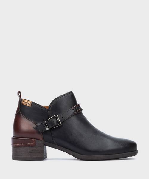 Botines con Tac&oacute;n | MALAGA W6W-7536C1 | BLACK | Pikolinos