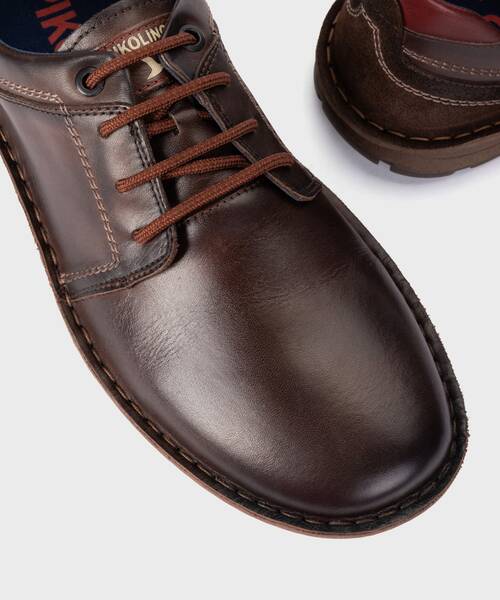 Zapato de agujetas extra confort para hombre , BAEZA M2T , BAEZA M2T-4342C1 , OLMO