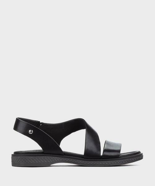 Sandalias planas | MORAIRA W4E-0834 | BLACK | Pikolinos